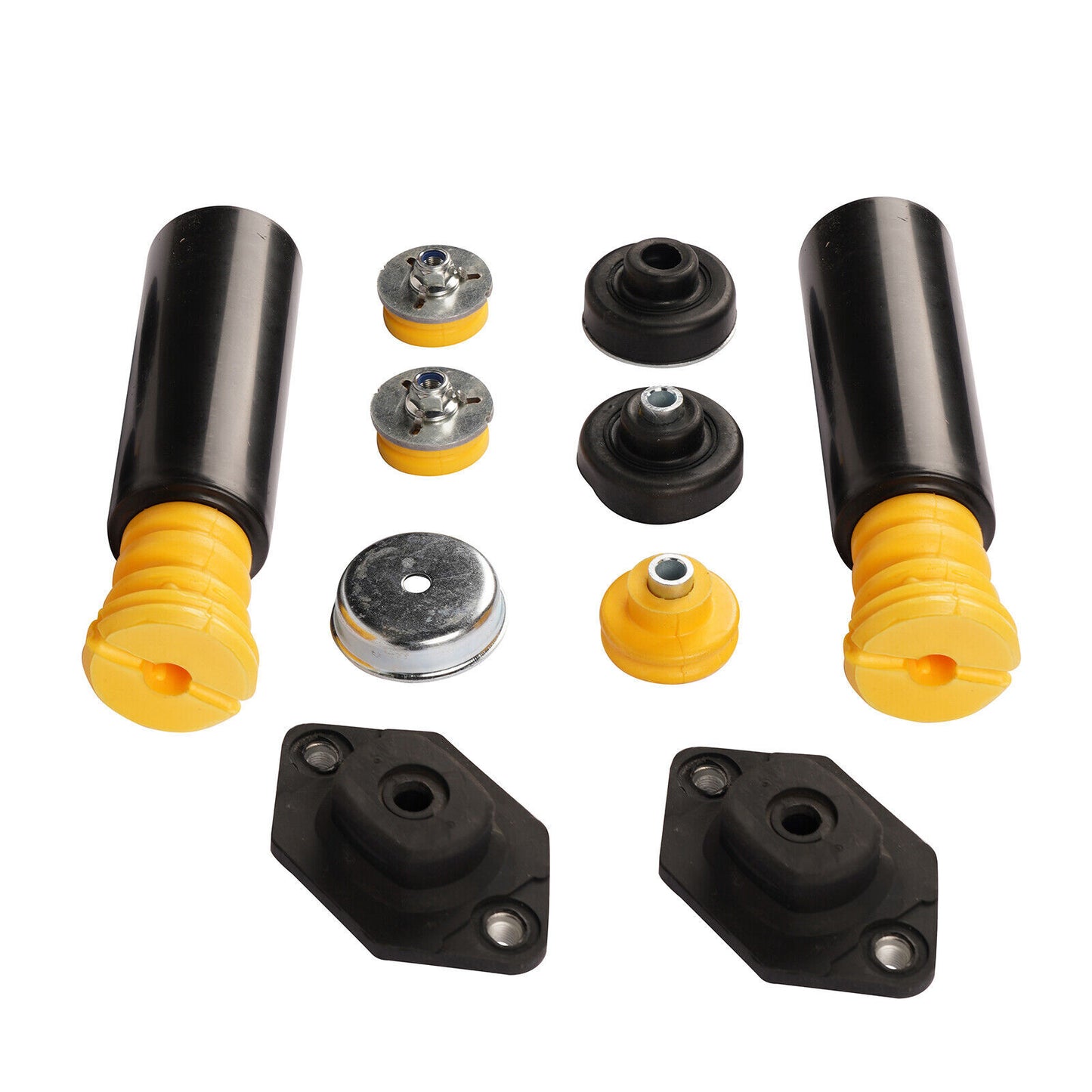 For BMW E93 E92 E90 Rear Upper Lower Shock Mounts Grommets & Bump Stops Kit