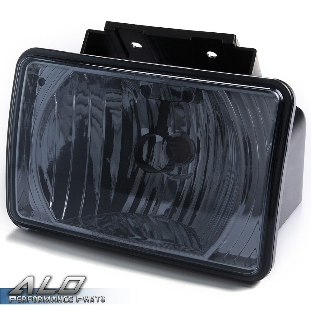 Solid Spare Smoke Lens Front Bumper Fog Light Lamps Fit For 04-12 Chevy Colorado GMC Canyon