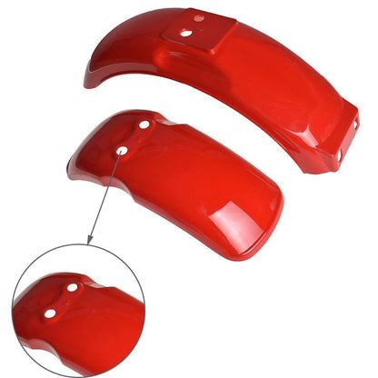 Solid Spare For Honda Mini Trail Z50 Z50A Z50J Z50R Plastic Fender Front & Rear Wheel Red