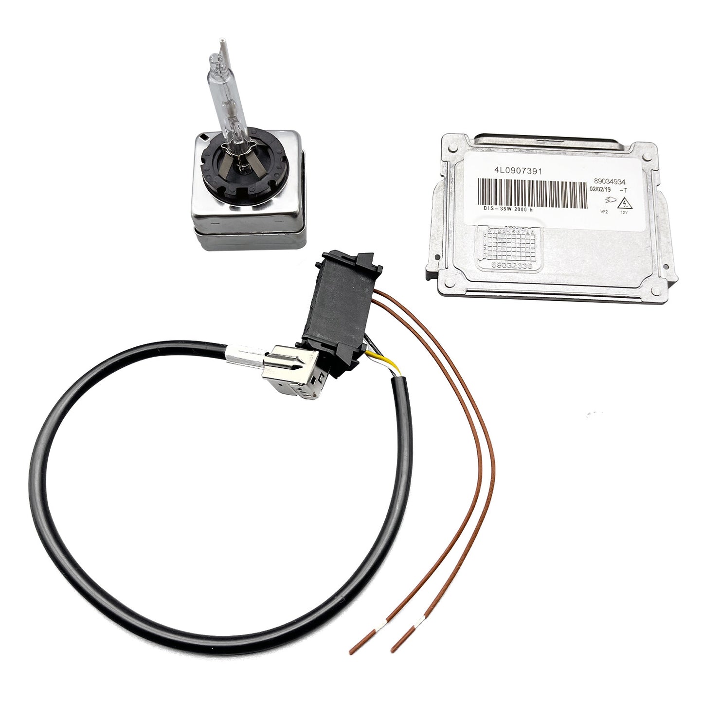 Xenon HID Headlight Ballast & Ignitor &Bulb For 2007-2010 Audi Q7 3.0L 3.6L 4.2L