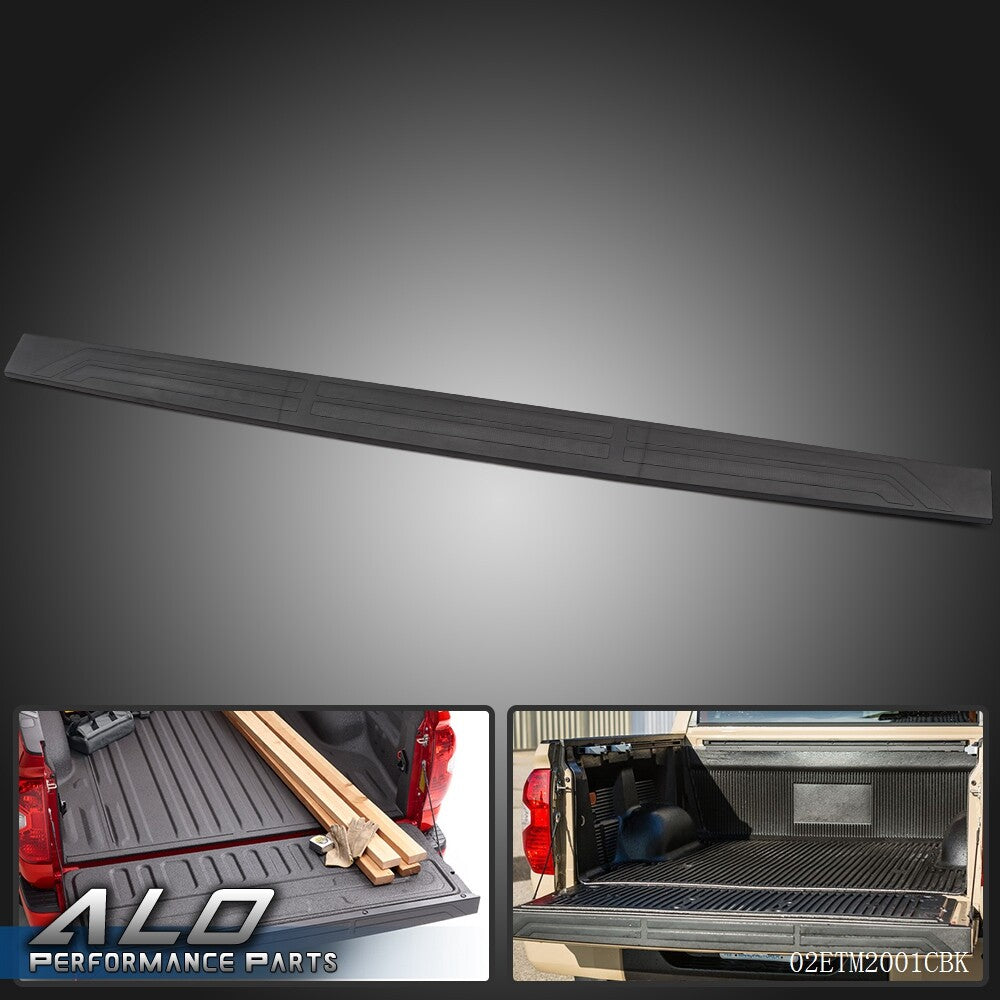 Solid Spare Fit For 2014-2021 Toyota Tundra Tailgate Molding Cap Protector Top Cover Black