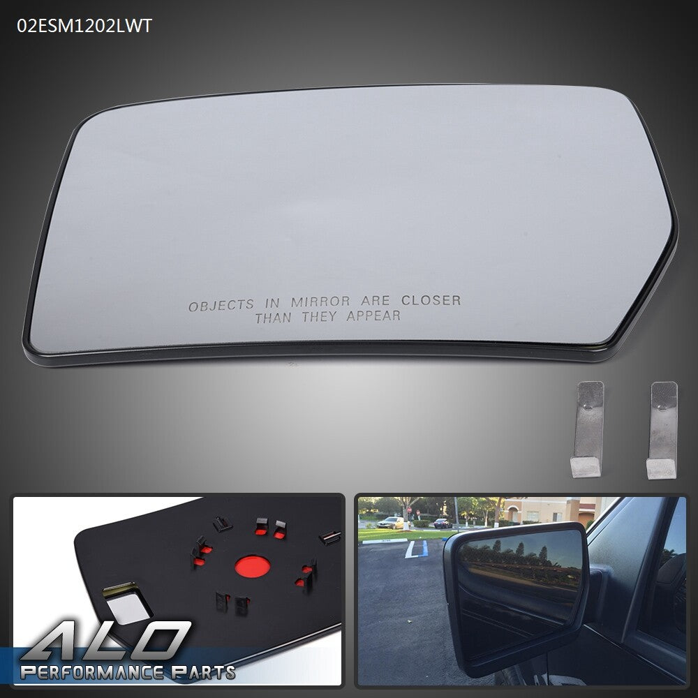 Solid Spare Left Driver Side Power Mirror Glass Fit For 04-10 Ford F150 Mark LT Pickup Truck