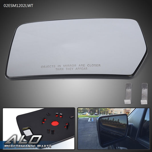 Solid Spare Left Driver Side Power Mirror Glass Fit For 04-10 Ford F150 Mark LT Pickup Truck