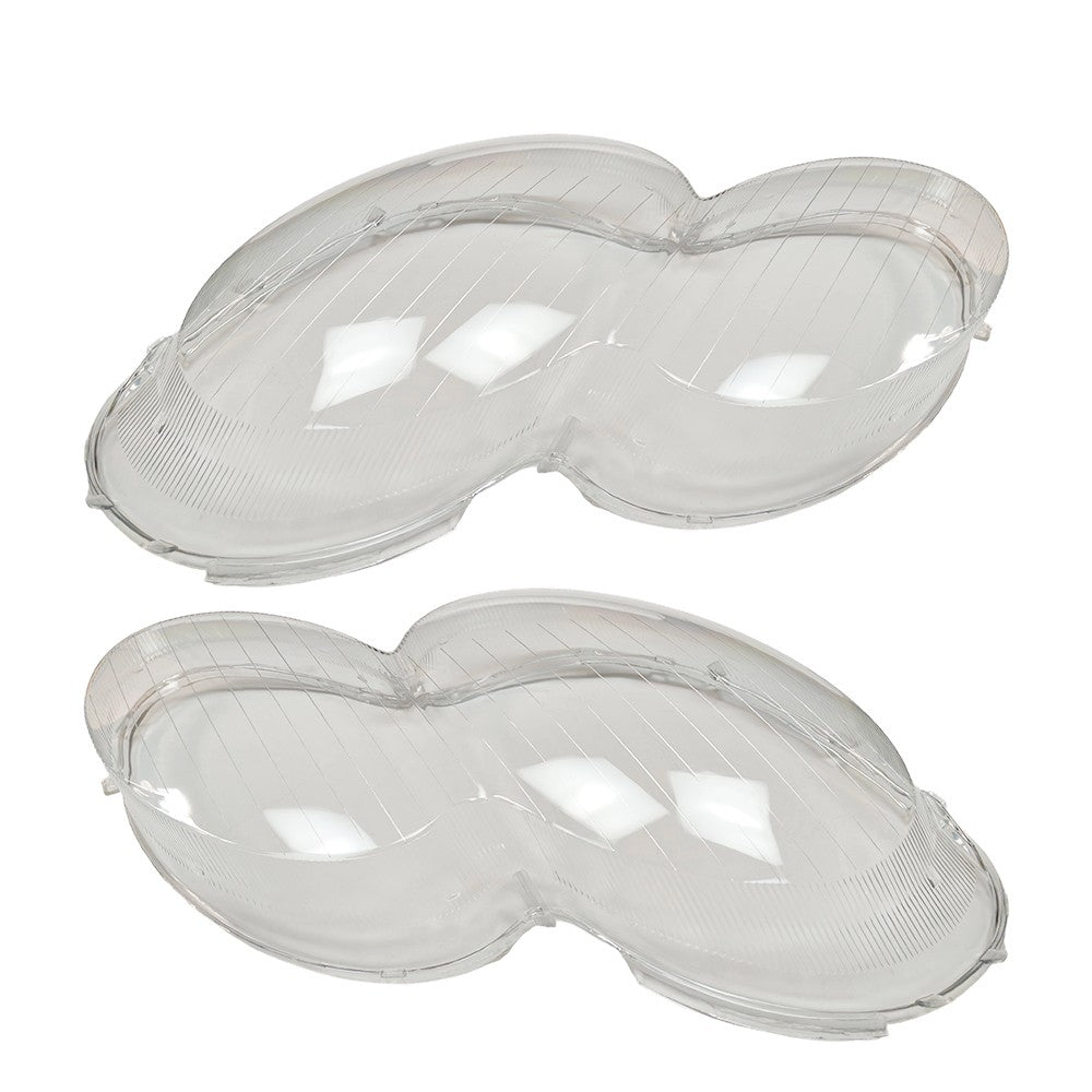 For 2003-2008 Mercedes-Benz W230 SL500 A Pair Clear Front Headlight Lens Cover