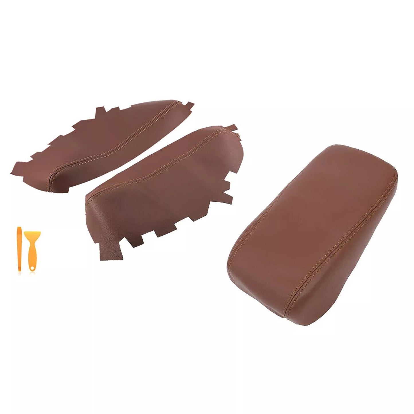 Center Console Lid Armrest & Door Panel Cover Brown For Toyota Avalon 2013-2018