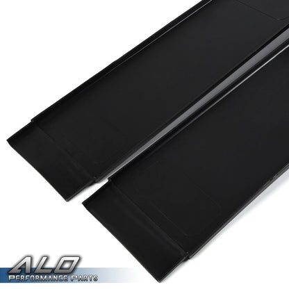 Solid Spare 4pcs Universal Car Side Skirt Extension Rocker Panel Splitter Lip For Most Car