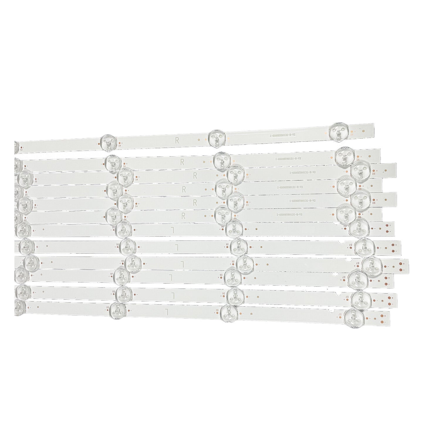 (12)For KD-65X75CH KD-65X750H XBR-65X800G I-6500SY80131 R L LED Backlight Strips