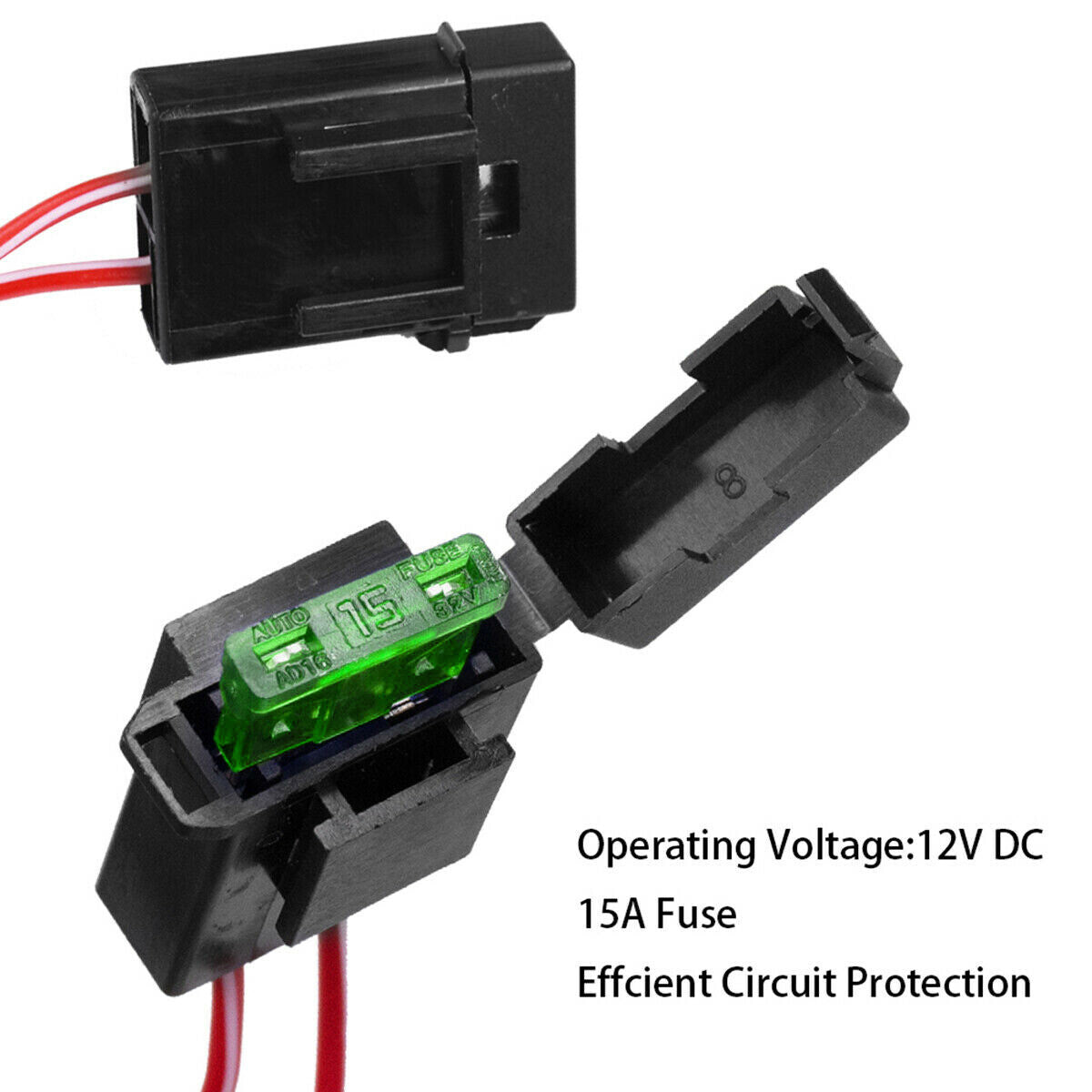 For Honda Civic CRV H11 Fog Light Lamp Wiring Harness Switch 12V 40A