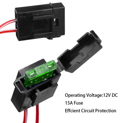 For Honda Civic CRV H11 Fog Light Lamp Wiring Harness Switch 12V 40A