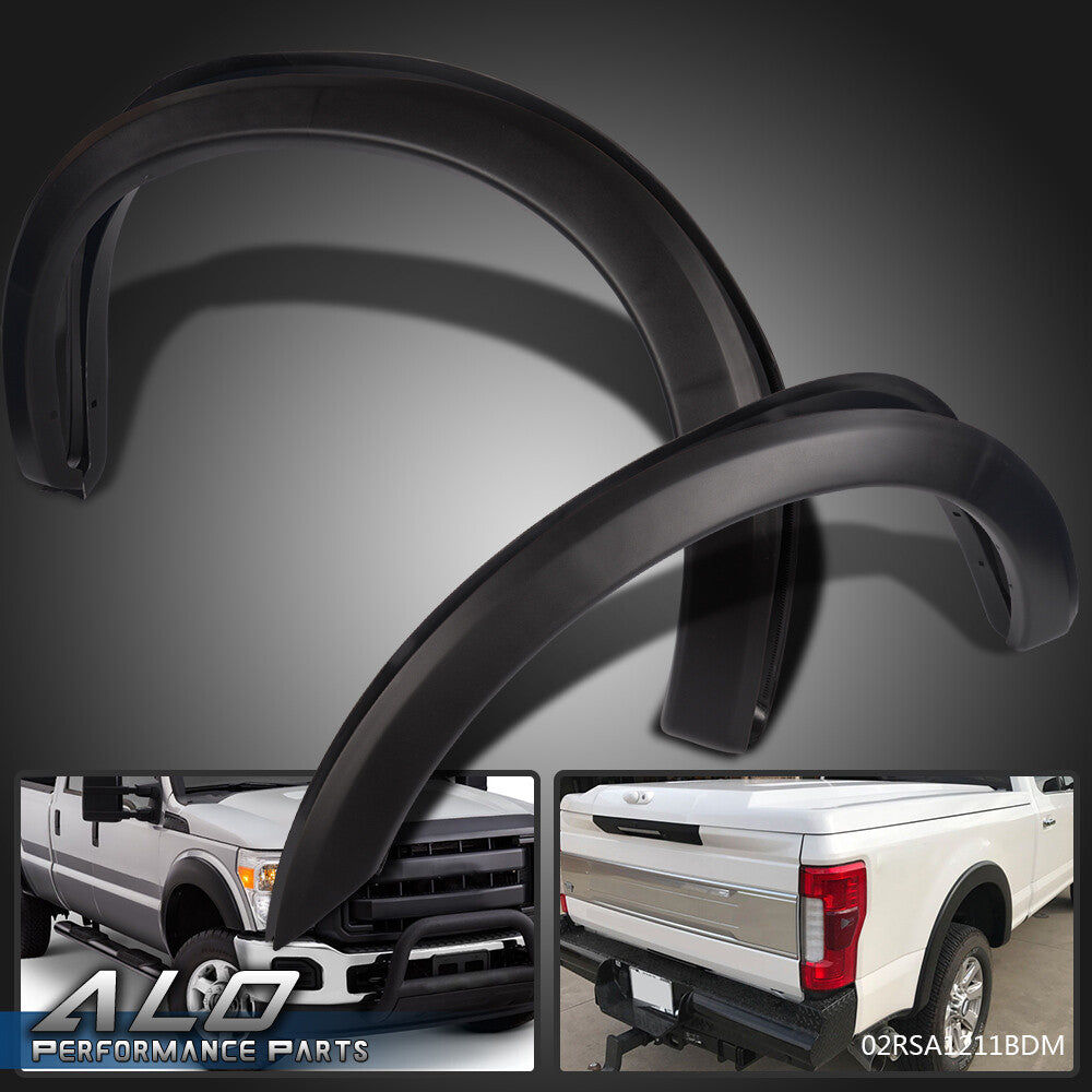Solid Spare Fit For 1999-2007 Ford F250 F350 Super Duty Factory Style Fender Flares 4pcs