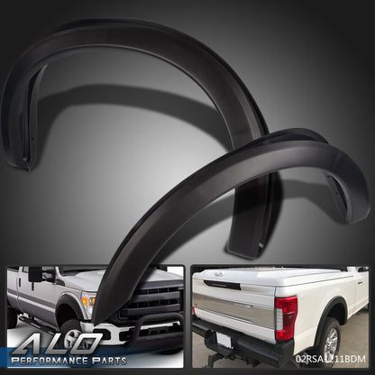 Solid Spare Fit For 1999-2007 Ford F250 F350 Super Duty Factory Style Fender Flares 4pcs
