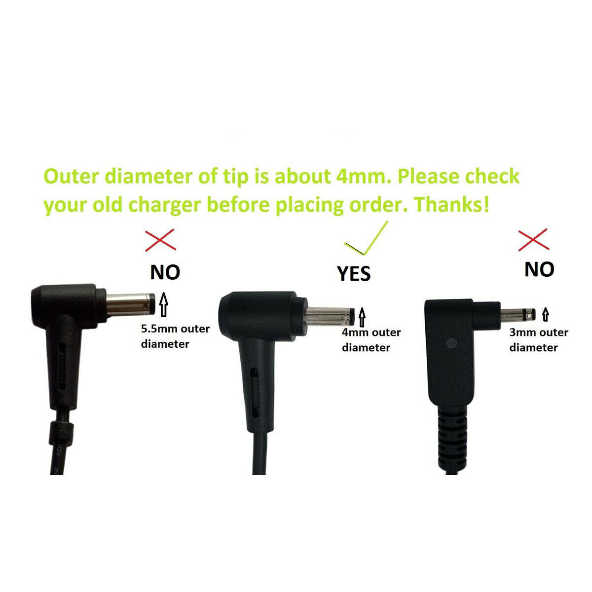 New 65W AC Adapter Charger For Asus Zenbook UX32V UX32VD UX305F X200M ADP-65DW