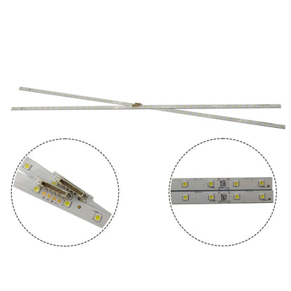 LED Strip(2) For Samsung UE58NU7100 UE58RU7100 UN58NU7100 UA58NU7100 BN96-46866A