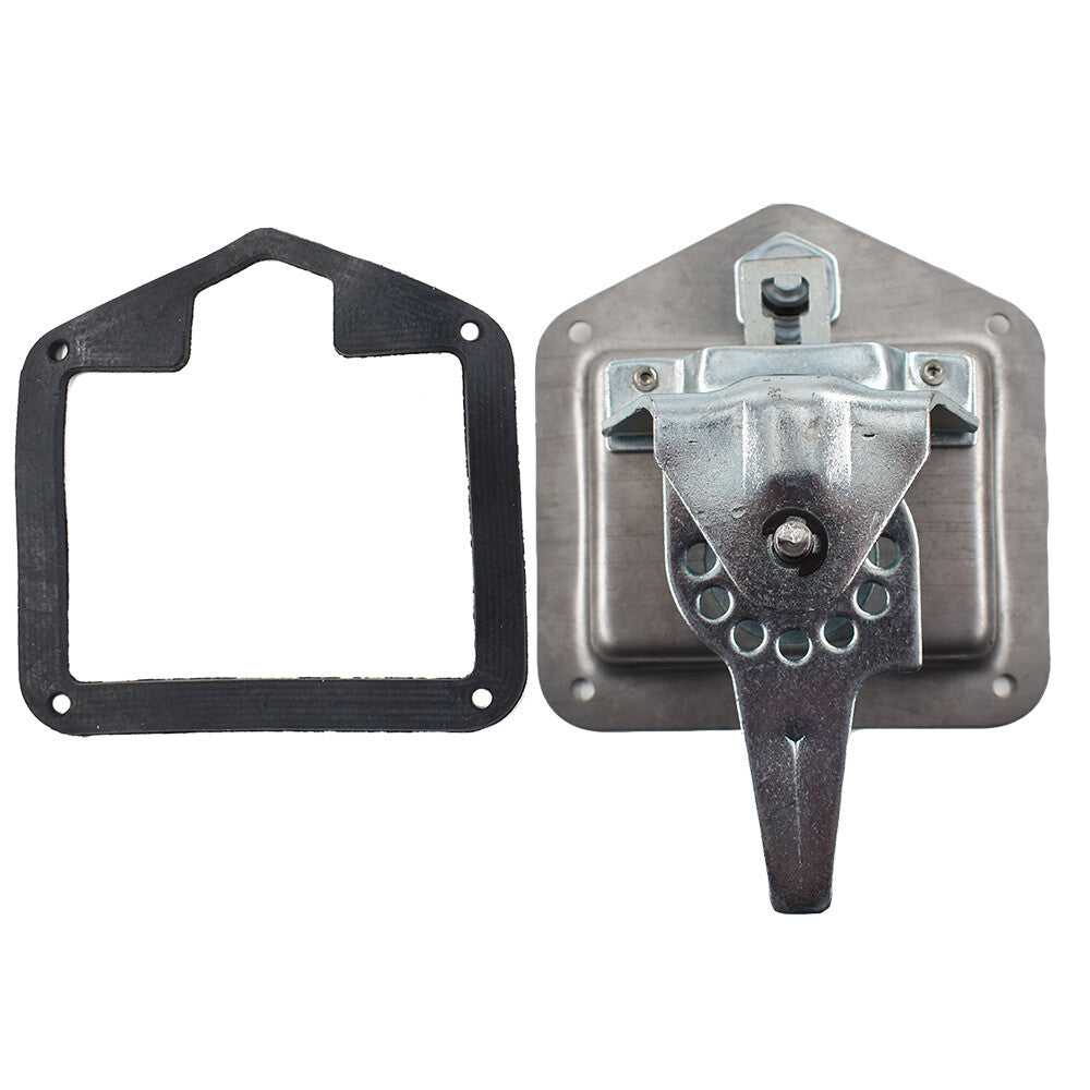 Solid Spare Trailer Door Latch T-Handle Lock Key for Camper RV Truck Stainless Steel Toolbox