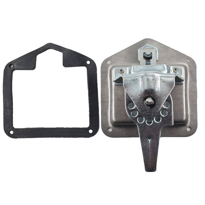 Solid Spare Trailer Door Latch T-Handle Lock Key for Camper RV Truck Stainless Steel Toolbox