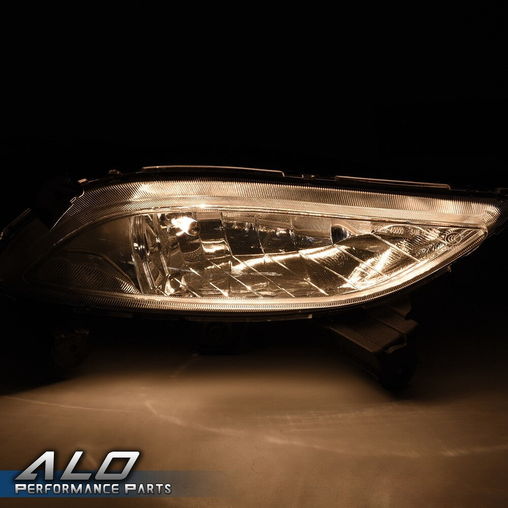 Solid Spare Fit For 2011-2013 Hyundai Sonata Pair Front Bumper Fog Driving Lights Clear Lamp
