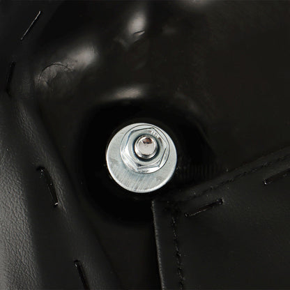 Solid Spare Backrest Pad Red Stitching For Glide Street Road Glide Road King 2009-UP USA