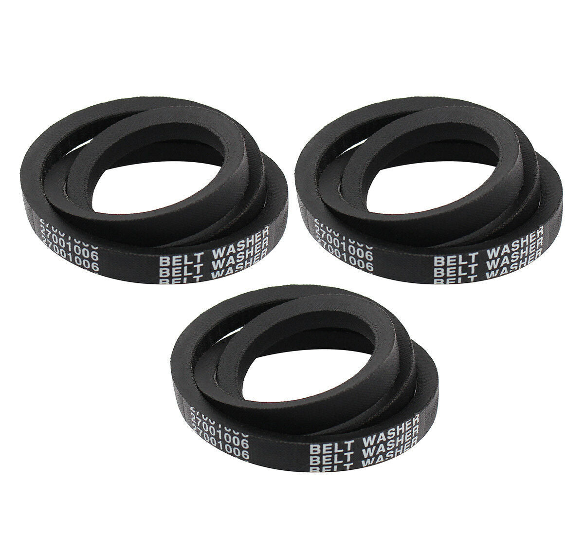 3Pcs 27001006 Washer Drive Belt For Whirpool Amana Maytag Washing Machine 38174