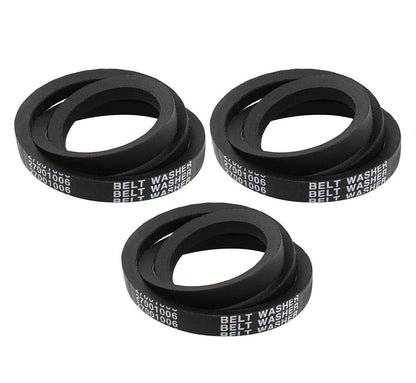 3Pcs 27001006 Washer Drive Belt For Whirpool Amana Maytag Washing Machine 38174