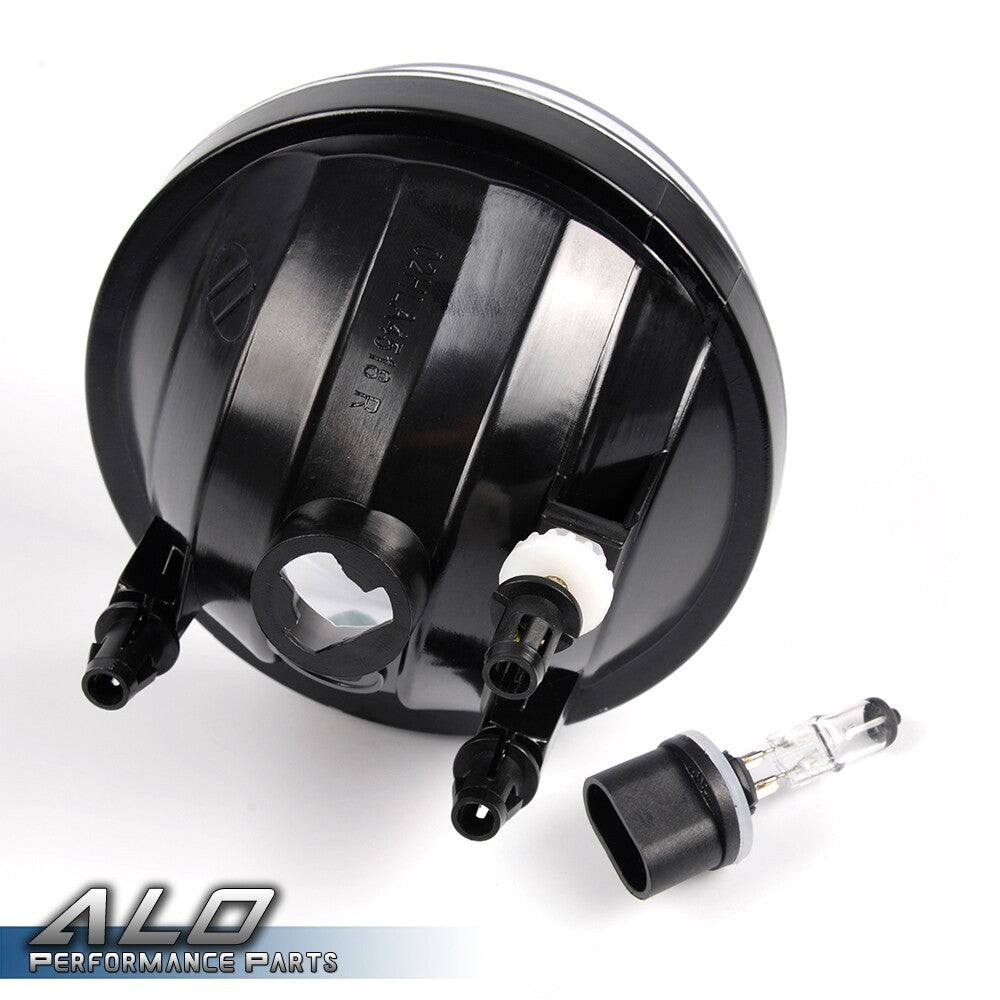 Solid Spare Fit For 07-13 GMC Sierra 1500 2500 3500 HD Clear Front Bumper Fog Lights Lamps