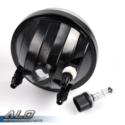 Solid Spare Fit For 07-13 GMC Sierra 1500 2500 3500 HD Clear Front Bumper Fog Lights Lamps
