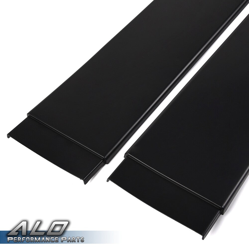 Solid Spare 4pcs Universal Car Side Skirt Extension Rocker Panel Splitter Lip For Most Car