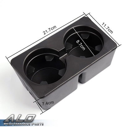 Solid Spare Fit For 07-14 GMC Cadillac Chevy Center Console Part Dual Cup Holder Insert