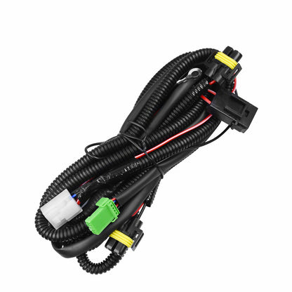 For Honda Civic CRV H11 Fog Light Lamp Wiring Harness Switch 12V 40A
