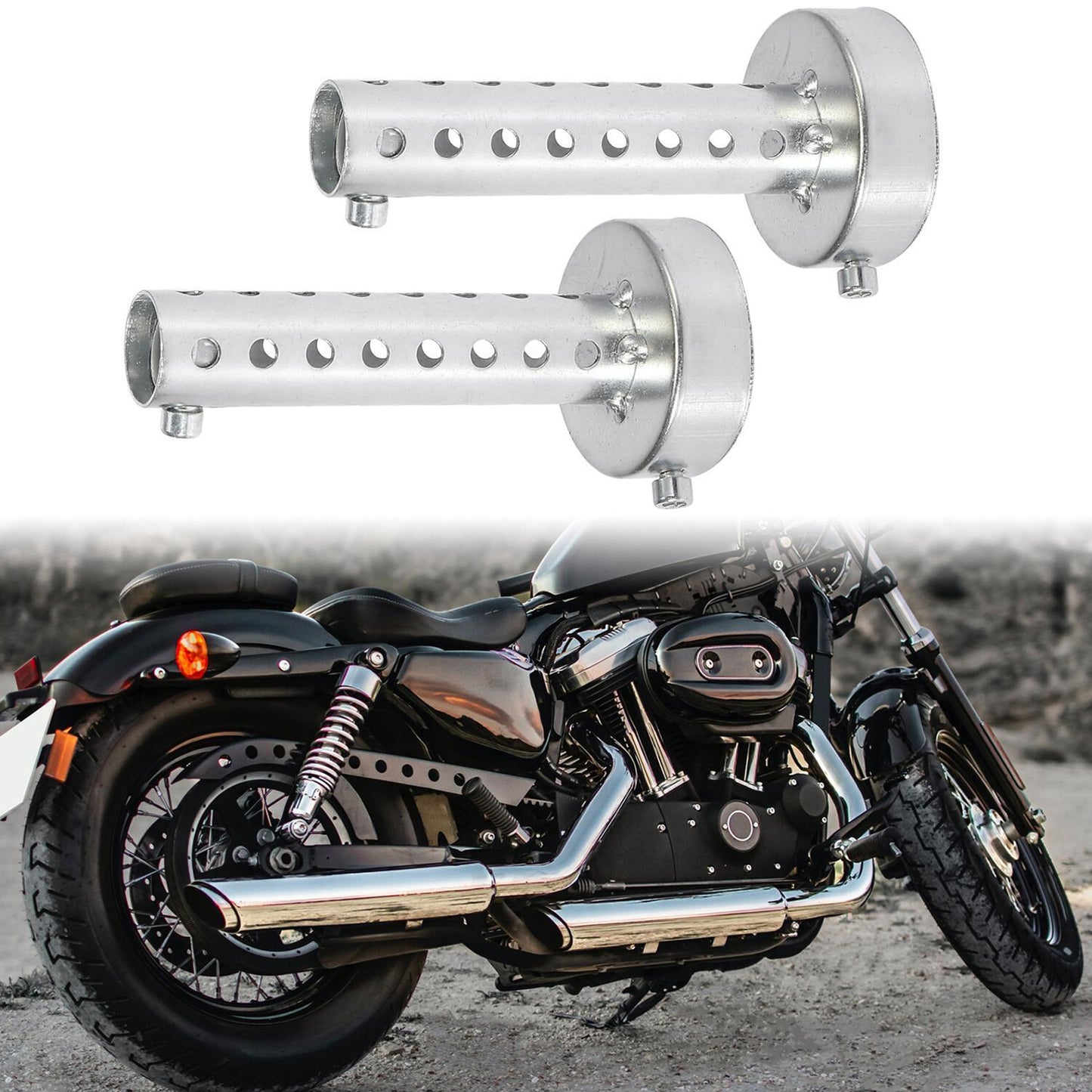 Exhaust Pipe Silencer Muffler Insert Baffle Silencer Motor Motorcycle Universal