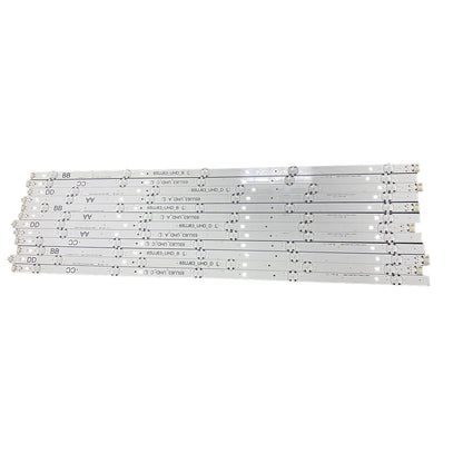 LED strips For 65UJ634V 65UJ6300 65UJ630V 65UJ5500 65UJ63_UHD_A B C D