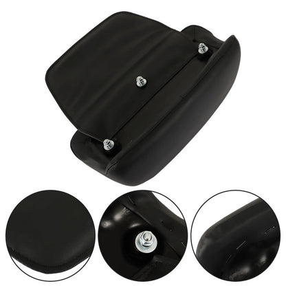 Solid Spare Backrest Pad Red Stitching For Glide Street Road Glide Road King 2009-UP USA