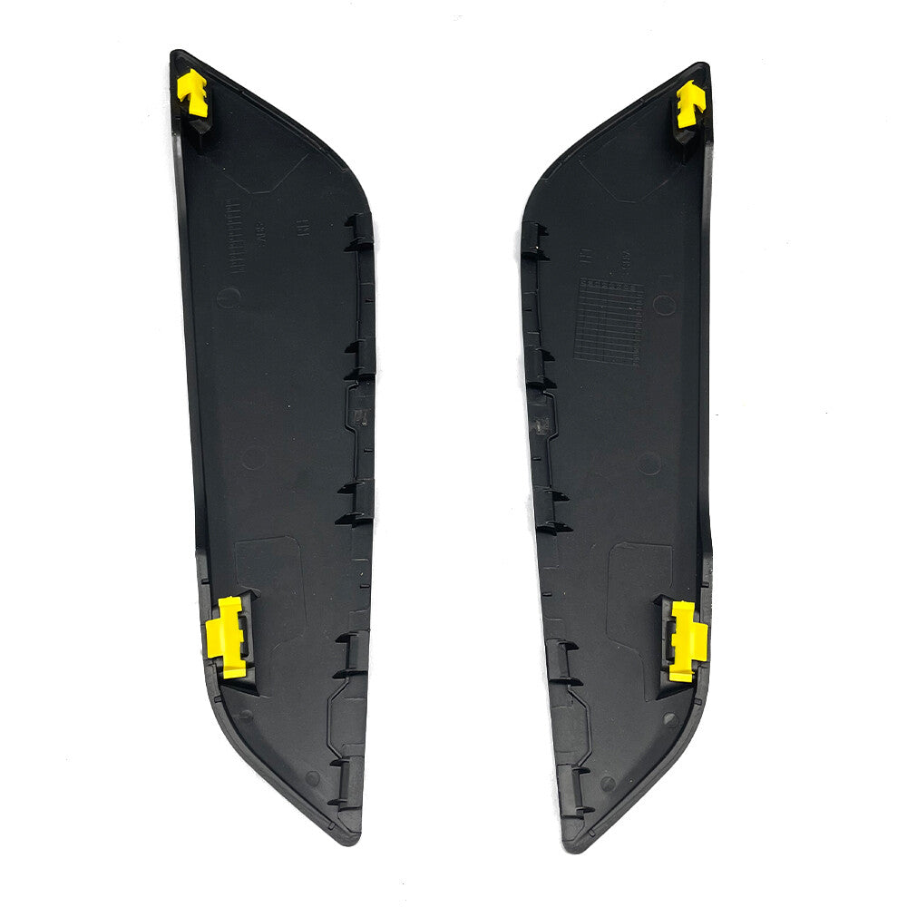 Pair Gloss Black Fender Duct Trim Left&Right Side For 2017-2020 BMW G30 5 Series