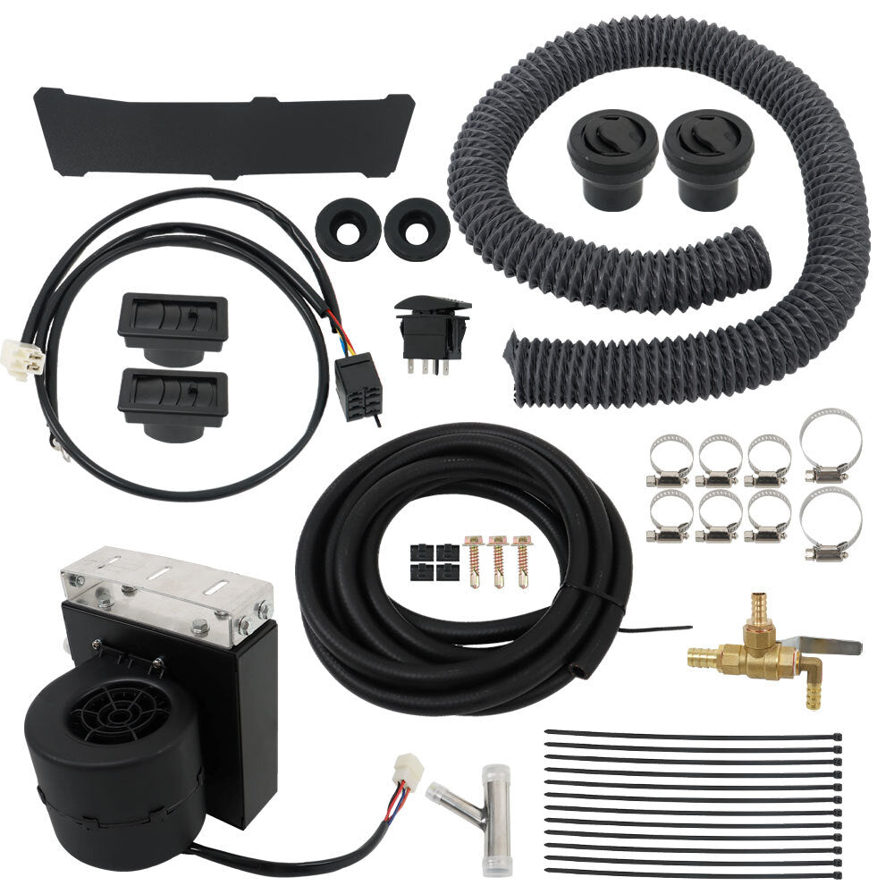 Solid Spare Cab Heater Kit with Defrost 2013-2019 For Polaris Ranger 900 XP