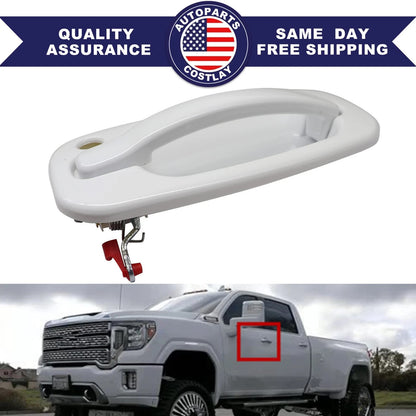 For Chevrolet Tahoe Suburban 1500 5.3L Olympic White Door Handle Front Left Side