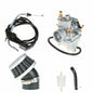 Solid Spare For Yamaha PW80 Dirt Bike Carb 1983-2006 Carburetor Air Filter & Throttles Cable