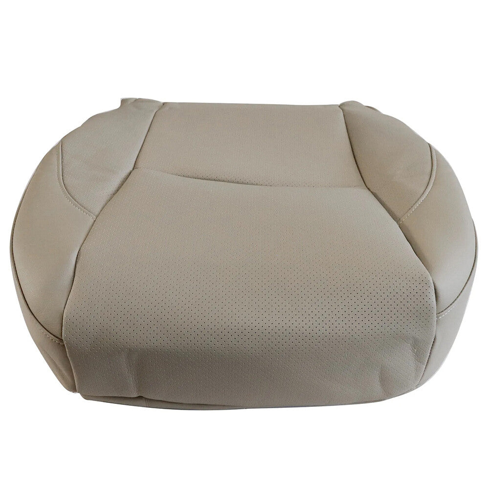 Leather Passenger Bottom Perforated Seat Cover Tan For Lexus ES350 2007-2012