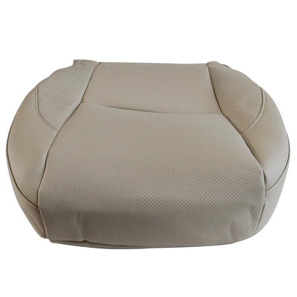 Leather Passenger Bottom Perforated Seat Cover Tan For Lexus ES350 2007-2012