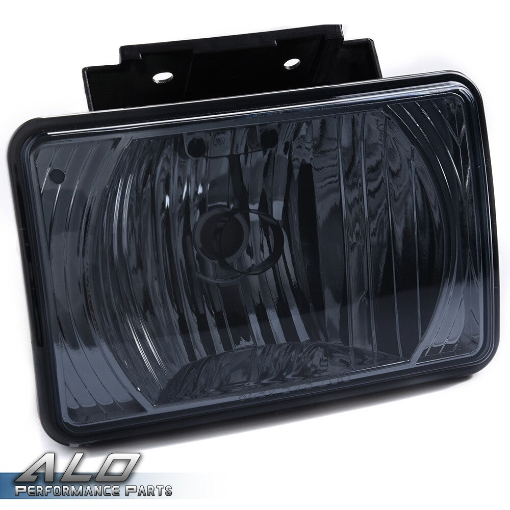 Solid Spare Smoke Lens Front Bumper Fog Light Lamps Fit For 04-12 Chevy Colorado GMC Canyon