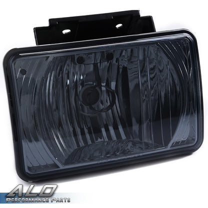 Solid Spare Smoke Lens Front Bumper Fog Light Lamps Fit For 04-12 Chevy Colorado GMC Canyon