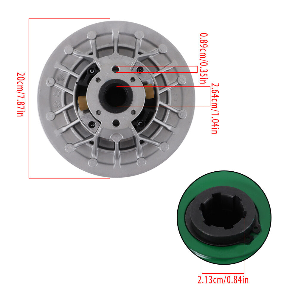 Solid Spare For ODES 800 UTV Secondary Driven CVT Clutch Dominator Raider X4 D2 D4 21040303