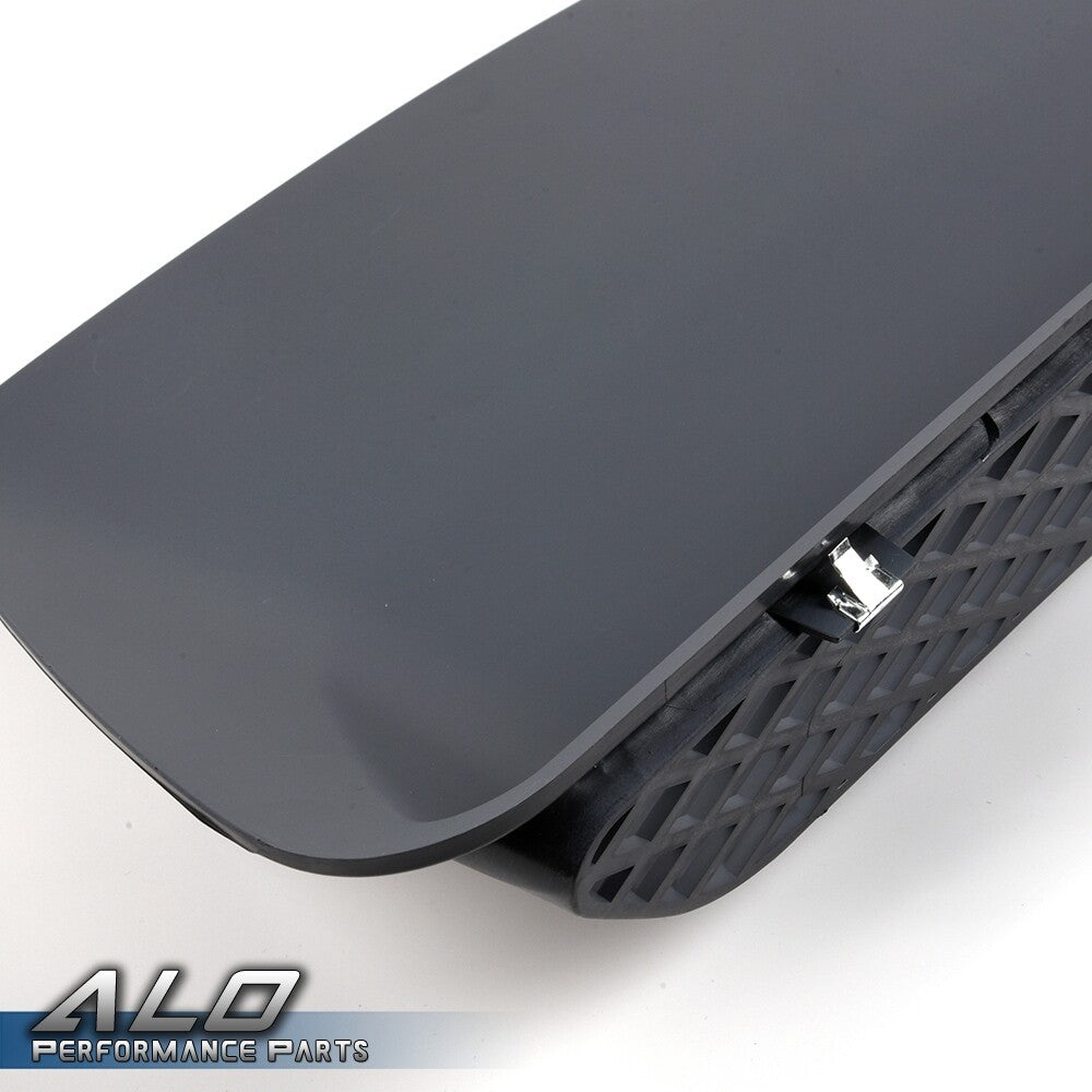 Solid Spare Hood Scoop Molding Bezel 4 Retainer Nuts Fit For 04-05 Dodge Ram 1500 SRT Black