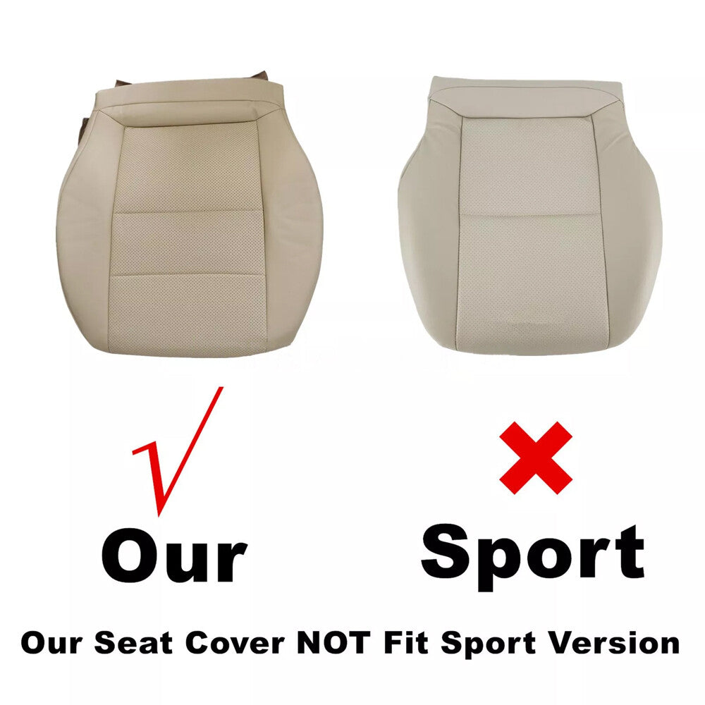 For 2008-2015 Mercedes Benz GLK350 Driver Bottom Replacement Beige Seat Cover