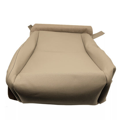 For 2010 - 2015 Lexus RX350 RX450H Driver Bottom Perforated Vinyl Seat Cover Tan