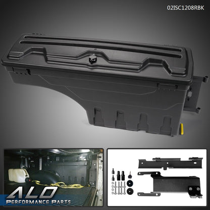 Solid Spare Fit For 2015-2019 Ford F150 Pickup Truck Bed Right Side Rear Storage Box Toolbox