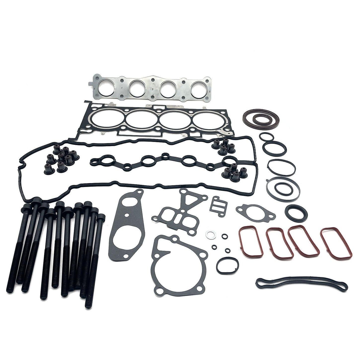 For Hyundai Sonata KIA Forte Soul G4KH 2.0L Engine Gasket Seal Kit w/ Head Bolts