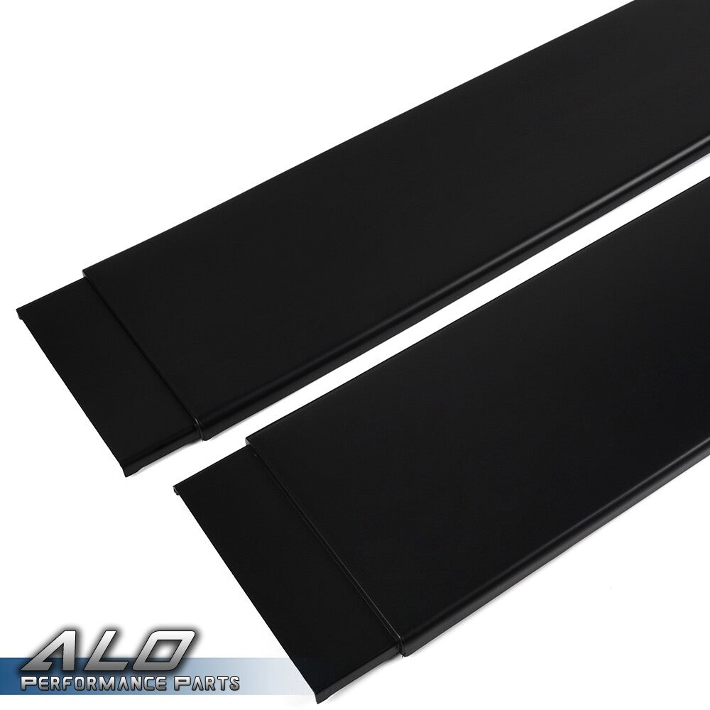 Solid Spare 4pcs Universal Car Side Skirt Extension Rocker Panel Splitter Lip For Most Car
