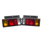 Pair Left&Right Tail Light Rear Lamp For Isuzu NPR NQR NRR FSR 1988-2020