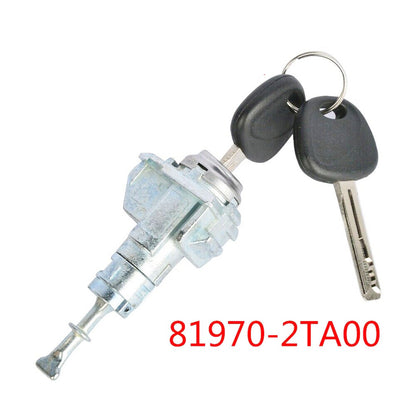 819702TA00 For 2011-2015 Kia Optima Door Lock Cylinde w/ 2 Keys Left Driver Side