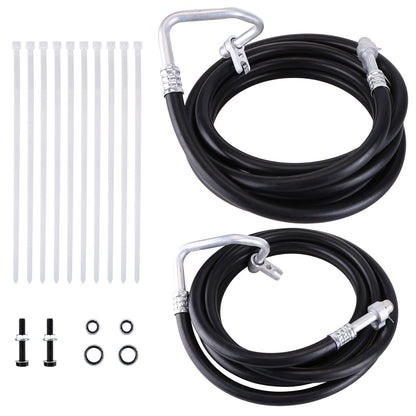 Rear AC Line Set Fit For 2007-2014 Chevy Suburban Rear Aux AC Hose Kit SU33468