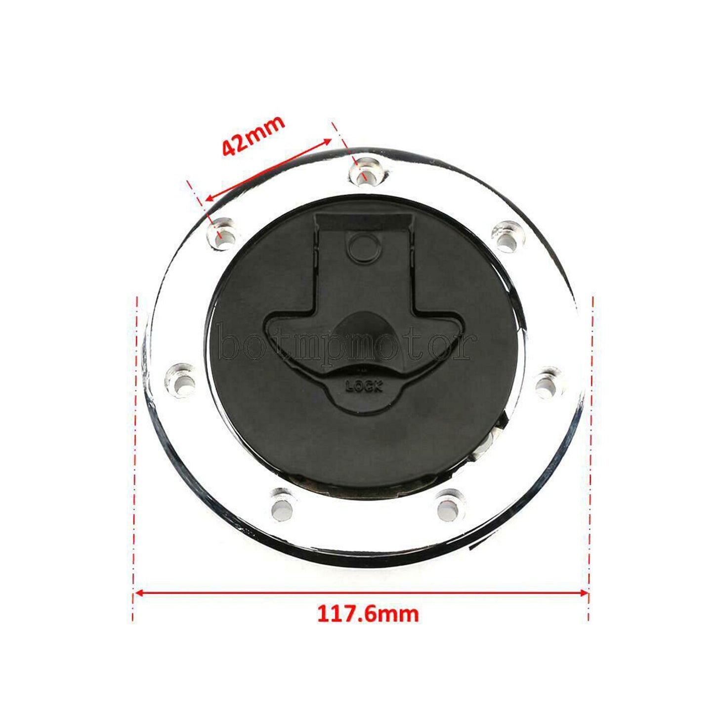 Fuel Gas Tank Cap Cover Lock w/ keys For Kawasaki Ninja 250 250R EX250 1988-07
